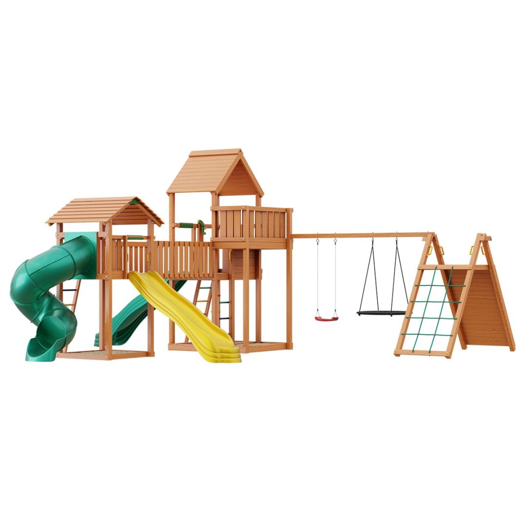 Детская деревянная площадка Jungle Palace Делюкс JВ17